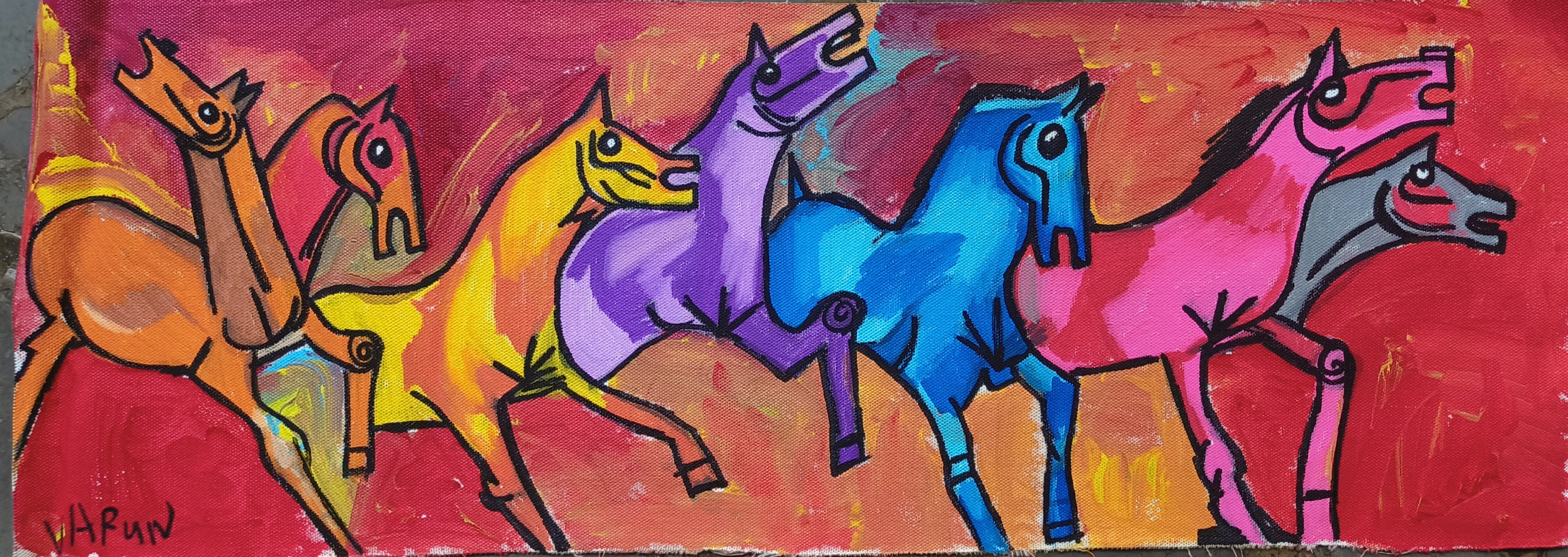 Horses Trotting - Varun Naren